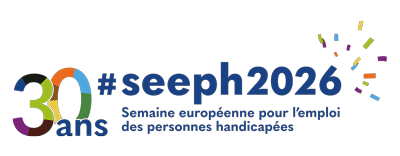 Logo officiel SEEPH 2026 — 30e édition de la Semaine Européenne pour l'Emploi des Personnes Handicapées (16 au 22 novembre 2026)