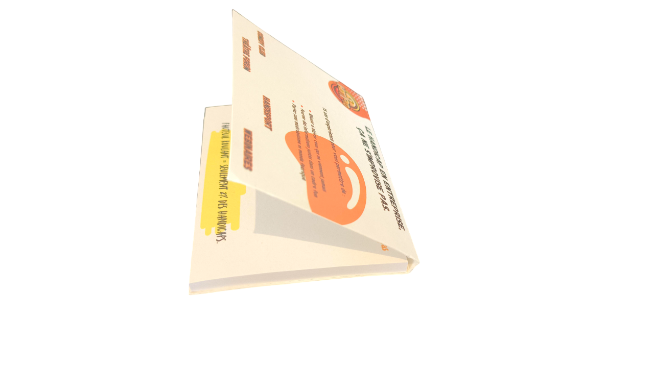 Exemple de message du bloc de sensibilisation au handicap - situation en équipe